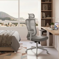 Cadeira de Escritório Ergonômica Maya DT3 com Encosto Mesh e Tecido | NR-17, Apoio de Cabeça 2D, Braços 3D e Até 136kg - imagem 3