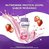 Nutridrink Protein Morango: Energia e Recuperação 200ml - imagem 1
