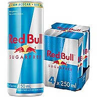 Red Bull Zero Açúcar: 4 Latas 250ml - Energia Pura! - imagem 5