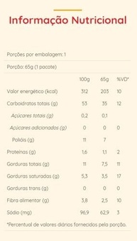 Enroladinho Vegano Natural Life - Sabor Goiabada - Sem Glúten - 65g - imagem 3