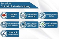 Colchão Ortobom Pocket Fort Airtech Spring Casal 138 - Conforto Avançado com Molas Ensacadas - imagem 3