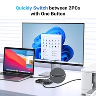 UGREEN Seletor USB 2.0: Compartilhe 4 Dispositivos entre 2 PCs com 1 Clique! - imagem 4