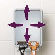 Espelho de Chuveiro Safe-er-Grip Mommys Helper 10161: Visão Clara e Praticidade - imagem 5