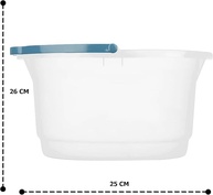 Sanremo Balde Plástico Oval 14L Hydrus - Design Ergonômico com Bico Direcionador e Escala Medidora - imagem 4