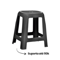 Conjunto com 3 Banquetas Pretas Modernas | Design Ergonômico e Praticidade - imagem 5
