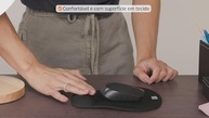 Mouse Pad Ergonômico com Apoio em Gel Pequeno Preto - Conforto e Precisão para Seu Dia a Dia - imagem 3