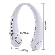 Ventilador de Pescoço Portátil Sem Lâmina Recarregável USB 1200mAh - Design Ergonômico e Silencioso - imagem 4