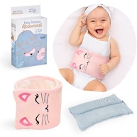 Faixa Térmica com Ervas Naturais para Bebês - Alívio Rápido de Cólica e Gases (Rosa) - imagem 2