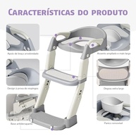 Assento Redutor Infantil com Escada - Treinamento Seguro e Confortável para Banheiro - imagem 4
