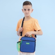 Lancheira Térmica Escola Marmita Júnior Azul - Ideal para Crianças e Passeios - imagem 3