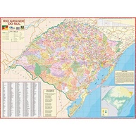 Mapa Escolar Rio Grande do Sul Multicor - Essencial para Estudos e Conhecimento - imagem 2
