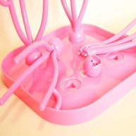 Escorredor Portátil de Mamadeira Rosa - Prático e Higiênico para Bebês - imagem 3