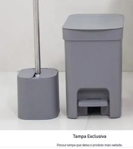 Escova Sanitária Dual com Suporte – Design Moderno e Prático para Banheiro - imagem 4