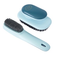 Conjunto de escova para esfregar roupas de qualidade, escova de limpeza doméstica para banheiro, tapete para pia de chuveiro, aderência ergonômica, pacote com 2 - imagem 1