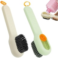 Kit Escova com Dispenser de Detergente para Limpeza Profunda de Tênis e Calçados - Multiuso Premium - imagem 2