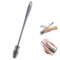 Escova de Silicone 360° para Lavar Garrafas, Mamadeiras e Copos - Cerdas Flexíveis e Cabo Ergonômico - imagem 2
