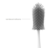 Clingo Escova de Silicone para Mamadeira com Base - Limpeza Profunda e Higiênica - imagem 4