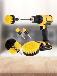 Conjunto de 6 Escovas de Perfuração com Extensor Longo - Limpeza Eficiente para Cozinha, Banheiro e Mais - imagem 2