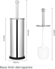 Kit 2 Escovas Sanitárias com Vaso Limpador - Higiene e Estilo para seu Banheiro - imagem 3