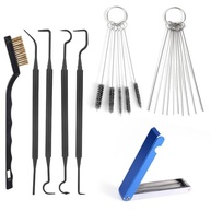 Kit Limpeza Carburador Profissional: 23 Agulhas, 5 Escovas Nylon e 4 Ganchos para Motos, Motosserras e Mais! - imagem 2