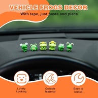 Decoração de Painel de Carro Sapo Fofo: 6 Peças Divertidas para Interior e Escritório - imagem 5
