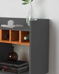 Aparador Buffet Industrial RUBI - Design Moderno para Hall, Escritório e Adega | Quality Móveis Cinza-Nature - imagem 5