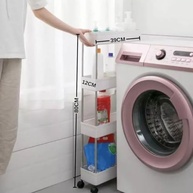 Carrinho Organizador Multiuso com 4 Prateleiras - Solução Inteligente para Casa e Escritório - imagem 4