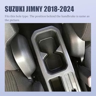 Organize seu Suzuki Jimny 2018-2024: Apoio de Braço com Espaço Duplo e Suporte de Copo - imagem 3