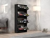 Sapateira Safira 4 Portas Onix - Organize Seu Espaço com Estilo e Funcionalidade - imagem 3