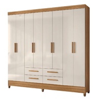 Guarda-Roupa Casal 8 Portas 4 Gavetas Flórida Moval - Design Moderno e Espaçoso - imagem 1