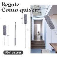 Espanador Extensível 2,80m com Microfibra Lavável - Cabo Ajustável e Rotativo para Limpeza de Teto e Paredes - imagem 3