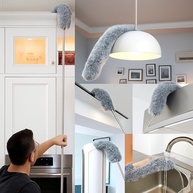 Espanador Extensível 2,5m Premium com Microfibra Lavável – Haste Inox Flexível para Limpeza de Teto, Ventilador e Locais Altos - imagem 5