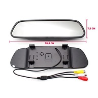 Espelho Retrovisor com Monitor LCD 4.3" para Câmera de Ré - Visão Ampliada e Segurança Premium - imagem 4