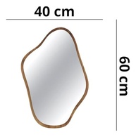 Conjunto de 3 Espelhos Orgânicos em Madeira | Decoração Moderna para Sala, Quarto e Banheiro - imagem 4