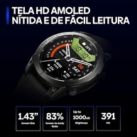 Zeblaze Stratos 3 Pro: Smartwatch AMOLED HD 1.43" para Esportes e Dia a Dia - imagem 5