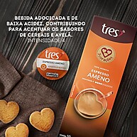 Café Espresso Ameno 3 Corações: 10 Cápsulas Intensas - imagem 2