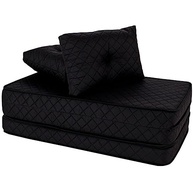 Puff Colchonete Dobrável 3 em 1 com Travesseiro - Sofá Cama Confortável em Espuma D33 - imagem 2