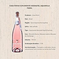 Espumante Moscatel Aquarela Perini: Doce e Refrescante 750ml - imagem 2