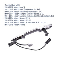 Maçaneta Externa Dianteira Esquerda Motorista Nissan Sentra, Murano, Maxima, Leaf - Cromada - imagem 5