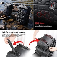 Bolsa de Cauda para Moto Rhinowalk 15L: Impermeável, Modular e Essencial para suas Aventuras - imagem 5