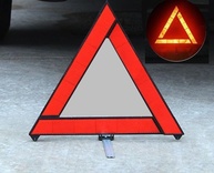 Triângulo de Segurança Sinalizador de Emergência Automotivo Karbox 29x29cm - Essencial para Trânsito e Estrada - imagem 2