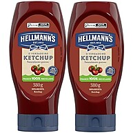 Hellmanns Ketchup Squeeze 2x380g: Sabor Essencial - imagem 1