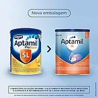Aptamil SL 800g: Kit 6 Latas Fórmula Infantil Essencial - imagem 3