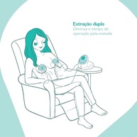 Bomba de Leite Elétrica Dupla Silenciosa Mom's Essentials Fisher-Price - Extração Rápida e Confortável - imagem 5