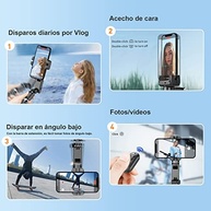 KOSCHEAL Q18: Gimbal Estabilizador 2 Eixos com Luz e Tripé para Vídeos Incríveis - imagem 5