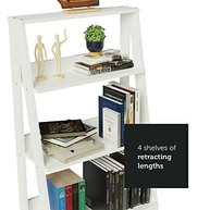 Estante Escada Moderna com 4 Prateleiras - Organize com Estilo e Funcionalidade - imagem 5
