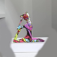 Estátua de Yoga em Resina - Decoração Elegante para Casa e Estúdio - imagem 3