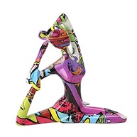 Estátua de Yoga em Resina - Decoração Elegante para Casa e Estúdio - imagem 4