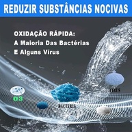 Gerador de Ozônio 2000mg/h - Esterilizador de Ar e Purificador de Alimentos 110V - imagem 3
