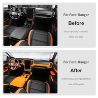 Kit 4 Capas Botão Acabamento Janela Ford Ranger 2023-2025 - Estilo Esportivo Laranja - imagem 5